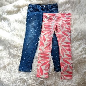 { Crewcuts, Cat & Jack } Lot of 2 girls leggings